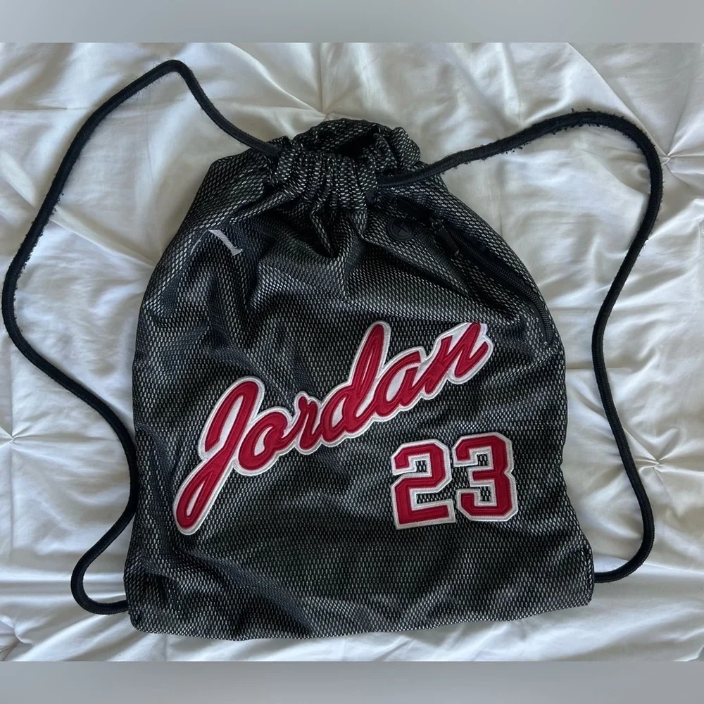 Air Jordan Vintage Drawstring Mesh Backpack